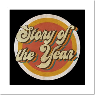 circle vintage Story of the Year Posters and Art